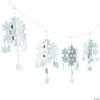 Outlet ✨ 10 Ft. Dimensional Snowflake Garland 👍 -Deals Decorations Store 10 ft dimensional snowflake garland13714054