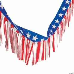 Best deal 💯 100 Ft. Patriotic Fringe Garland 🎁