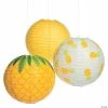 Cheap 😉 12" Pineapple Hanging Paper Lanterns - 3 Pc. 😀 -Deals Decorations Store 12 pineapple hanging paper lanterns 3 pc 13765047