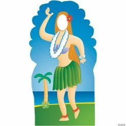 Hot Sale 😀 Hula Girl Cardboard Stand-In Stand-Up 🔥 -Deals Decorations Store 13577283