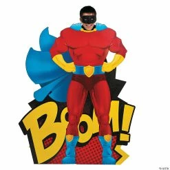 Deals 🧨 Superhero Photo Cardboard Stand-Up 😍 -Deals Decorations Store 13603685