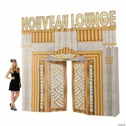 Discount 😉 Roaring 20s Club Entryway Arch Cardboard Stand-Up 🎉 -Deals Decorations Store 13627166