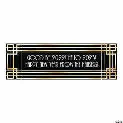 Wholesale 😀 Roaring 20s Art Deco Grand Events Custom Banner - Small 😉
