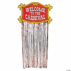 Outlet ⭐ Foil Carnival Door Curtain ⌛ -Deals Decorations Store 13685088