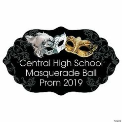 Cheap 🌟 Personalized Masquerade Ball Cardboard Arch Sign 💯