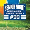 Flash Sale 🎁 Personalized Senior Night Yard Sign ⌛ -Deals Decorations Store 13809259