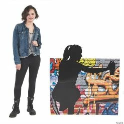 Top 10 ✔️ Female Graffiti Artist Silhouette Stand-Up 😉 -Deals Decorations Store 13820499