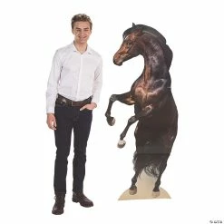 Best Sale 🎁 Horse Lifesize Cardboard Stand-Up 🤩 -Deals Decorations Store 13944154