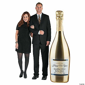 Promo ๐ Personalized Champagne Bottle Cardboard Stand-Up ๐ 3 Promo ๐ Personalized Champagne Bottle Cardboard Stand-Up ๐