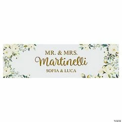 Best Pirce ✨ Giant White Floral Custom Banner 😀