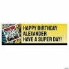 Cheapest 🧨 Comic Superhero Custom Banner - Medium 🔥 -Deals Decorations Store 13982677