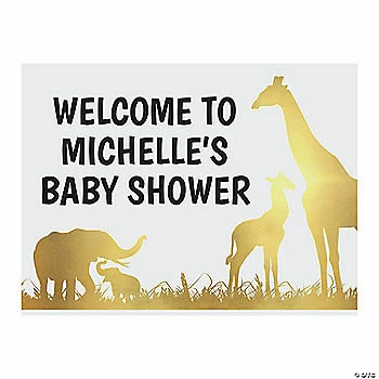 Best Sale ๐งจ Personalized Sophisticated Safari Welcome Sign ๐ 3 Best Sale ๐งจ Personalized Sophisticated Safari Welcome Sign ๐