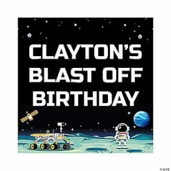 Best Pirce 😍 Personalized Space Backdrop 💯