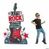 Discount 🌟 Personalized Rock Star Guitar Life-Size Cardboard Stand-Up ✨ -Deals Decorations Store 14105634