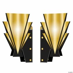 Discount 🎁 15" 3D Roaring 20s Faux Wall Sconces - 2 Pc. 🔔