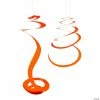 Discount ✨ Solid Color Hanging Swirl Decorations - 12 Pc. ✨ -Deals Decorations Store 20 orange hanging swirl decorations 12 pc 13964262