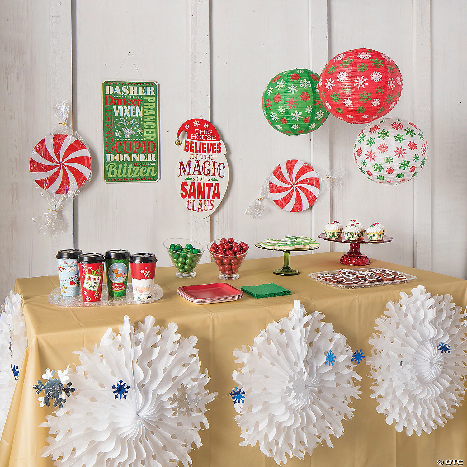 Buy π 20" Snowflakes Tissue Paper Hanging Decorations - 12 Pc. π― 4 Buy π 20" Snowflakes Tissue Paper Hanging Decorations - 12 Pc. π― - Image 2