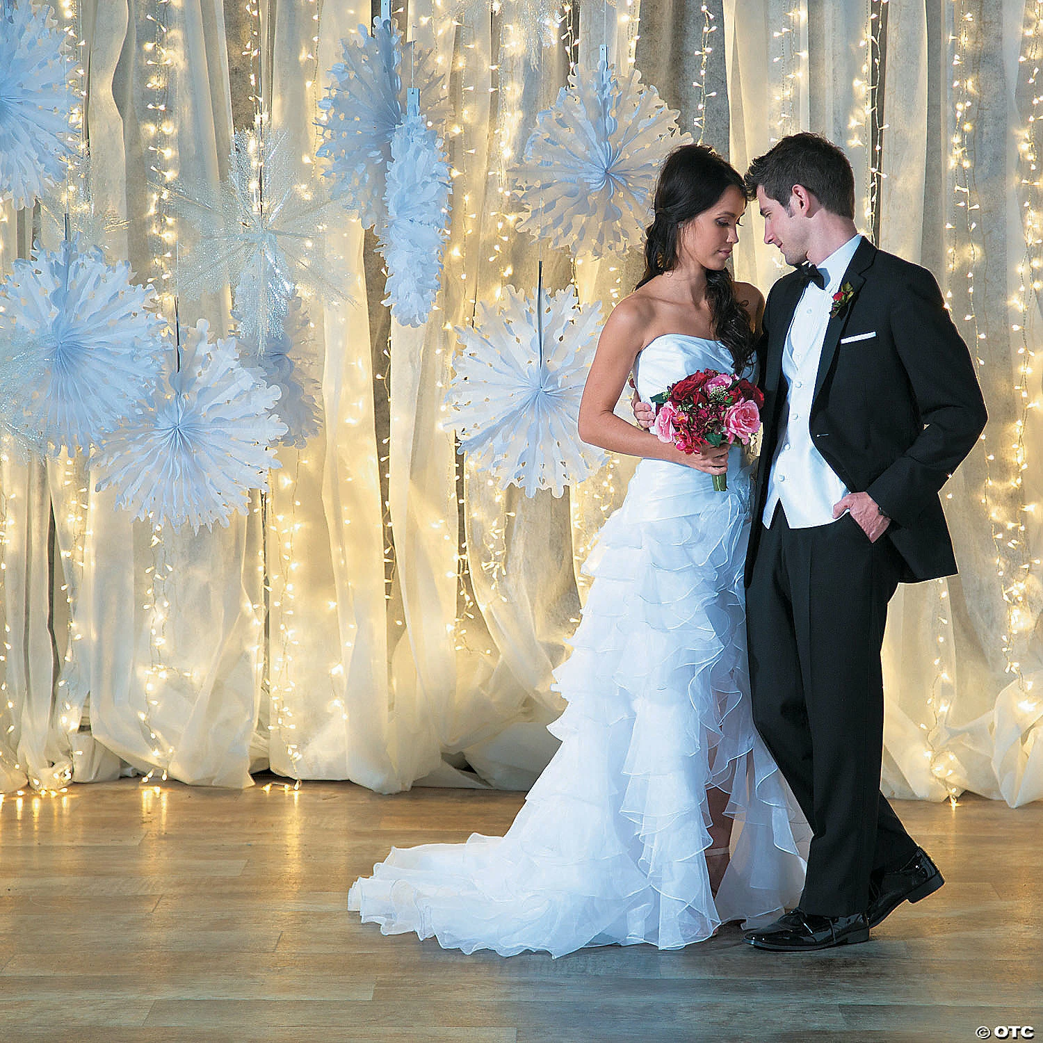 Buy π 20" Snowflakes Tissue Paper Hanging Decorations - 12 Pc. π― 5 Buy π 20" Snowflakes Tissue Paper Hanging Decorations - 12 Pc. π― - Image 3