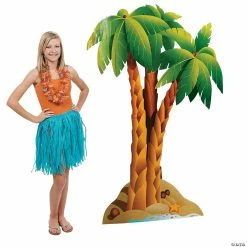 Deals 🔔 Cluster of Palm Trees Life-Size Cardboard Stand-Up 👍 -Deals Decorations Store 34 1745