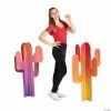 Best deal 💯 3D Colorful Cactus Stand-Ups - 2 Pc. 🧨 -Deals Decorations Store 3d colorful cactus stand ups 2 pc 13978273
