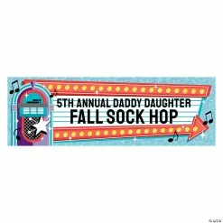 Best Pirce 🎁 50s Diner/Sock Hop Custom Banner 🔔