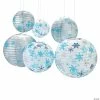 Cheapest ⭐ 8" - 16" Winter Snowflake Hanging Paper Lanterns - 6 Pc. 🧨 -Deals Decorations Store 8 16 winter snowflake hanging paper lanterns 6 pc 3 4871