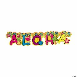 Best deal ⌛ Aloha Cardboard Jointed Banner 🥰