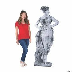 Hot Sale ⌛ Ancient Greek Goddess Garden Statue Cardboard Stand-Up ✔️