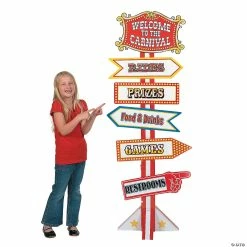 Outlet ❤️ Big Top Directional Sign Cardboard Stand-Up 👍