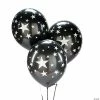 Discount ❤️ Black with Silver Stars 11" Latex Balloons - 24 Pc. 🔥 -Deals Decorations Store black with silver stars 11 latex balloons 24 pc 70 5602