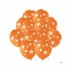 Cheapest ❤️ Bulk White Stars 11" Latex Balloons - 144 Pc. ⌛ -Deals Decorations Store bulk orange with white stars 11 latex balloons 144 pc 14104710