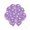 Wholesale ✔️ Bulk White Stars 11" Latex Balloons - 144 Pc. ✔️ -Deals Decorations Store bulk purple with white stars 11 latex balloons 144 pc 14104755