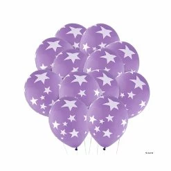 Wholesale ✔️ Bulk White Stars 11" Latex Balloons - 144 Pc. ✔️