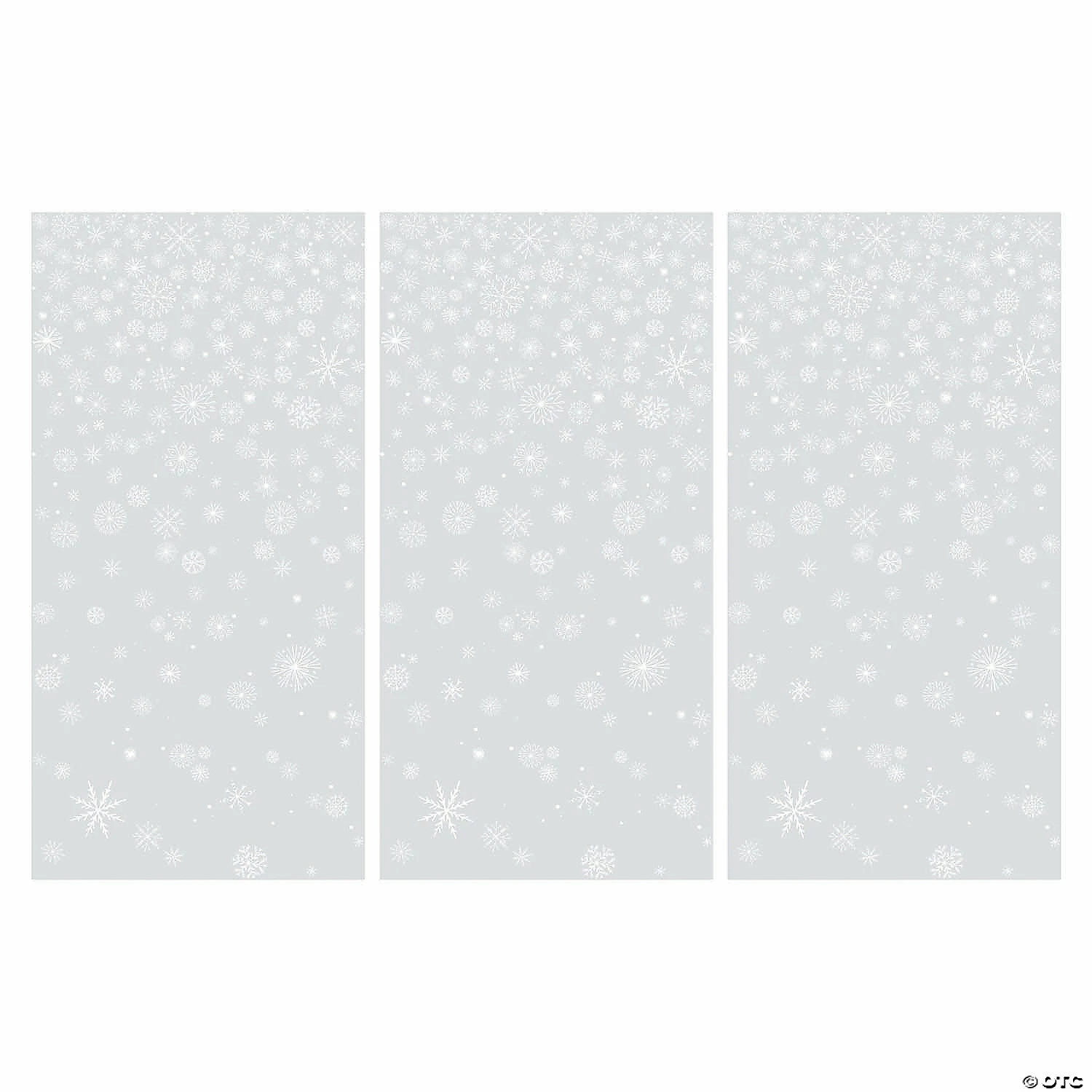 Promo π₯° Clear Snowflake Print Backdrop - 3 Pc. π 4 Promo π₯° Clear Snowflake Print Backdrop - 3 Pc. π - Image 2