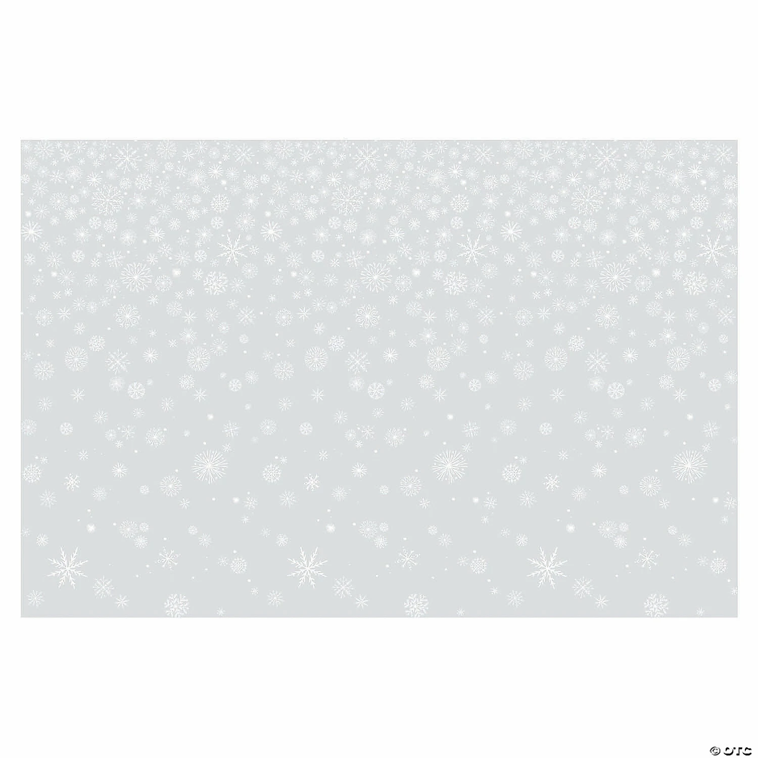 Promo π₯° Clear Snowflake Print Backdrop - 3 Pc. π 3 Promo π₯° Clear Snowflake Print Backdrop - 3 Pc. π