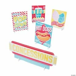 Cheap 😉 Concessions Signs - 5 Pc. 😍