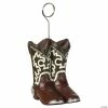 Coupon 💯 Cowboy 🥾 Boots Photo & Balloon Holder 🎉 -Deals Decorations Store cowboy boots photo and balloon holder13902502