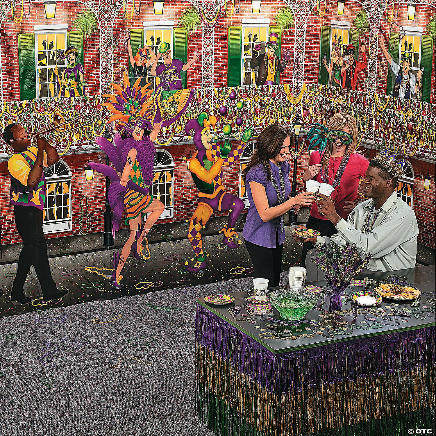 Promo 🎁 Design-A-Room Mardi Gras Street Backdrop 😍 5 Promo 🎁 Design-A-Room Mardi Gras Street Backdrop 😍 - Image 3