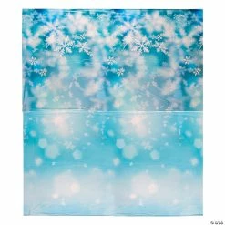 Best Pirce 😀 Design-A-Room Snowflake Print Backdrop - 2 Pc. 😉
