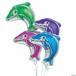 Deals ๐ Dolphin-Shaped 20" Mylar Balloons Assortment - 12 Pc. ๐