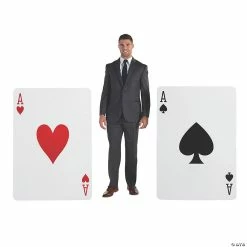 Budget ๐ Giant Playing Card Cardboard Stand-Ups - 2 Pc. ๐