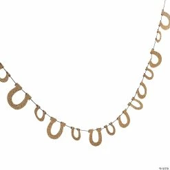Hot Sale π Gold Glitter Horseshoe Garland π