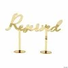 Buy 😉 Gold Reserved Sign ❤️ -Deals Decorations Store gold reserved sign13983231