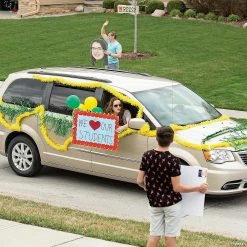 Best Pirce 😉 Green & Gold Car Parade Decorating Kit - 5 Pc. 🔥 -Deals Decorations Store green and gold car parade decorating kit 5 pc 13964953 a04