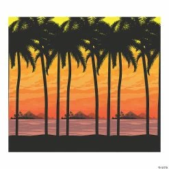 Best Pirce 😍 Island Luau Sunset Scene Setter - 2 Pc. 🤩
