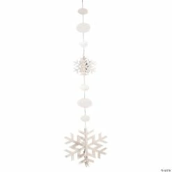 Best Sale ⭐ Jumbo Snowflake Hanging Decorations - 3 Pc. ⭐