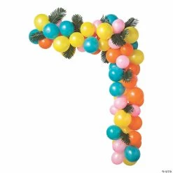 Best Pirce ✨ Luau Latex Balloon 25-Ft. Garland Kit with Air Pump - 99 Pc. 💯