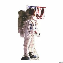Flash Sale 😉 Man on the Moon Astronaut Lifesize Cardboard Stand-Up 😉