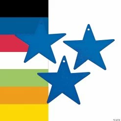 Budget 🔔 Metallic Stars - 12 Pc. ✨