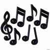 Buy 🛒 Music Notes, Plastic, Pack Of 7 😍 -Deals Decorations Store music notes plastic pack of 7qa52